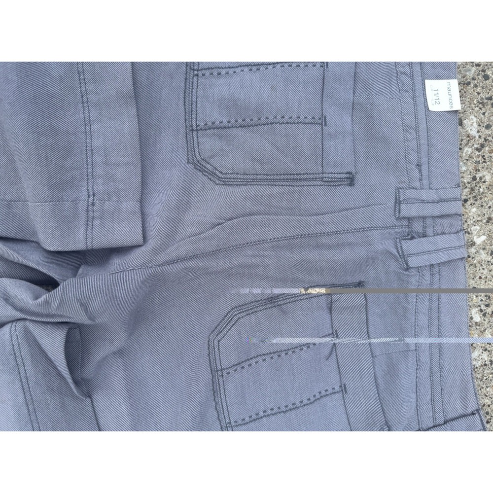 Y2K Maurices Women's Grey Dress Pant Trousers Flare Leg Polished SZ 11/ 12 NWT - Picture 12 of 16